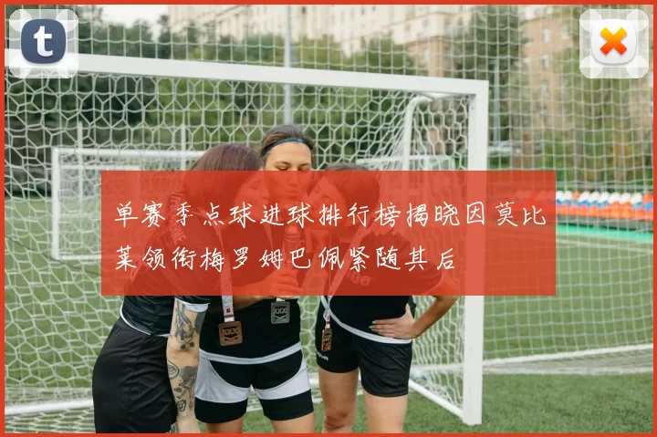 单赛季点球进球排行榜揭晓因莫比莱领衔梅罗姆巴佩紧随其后